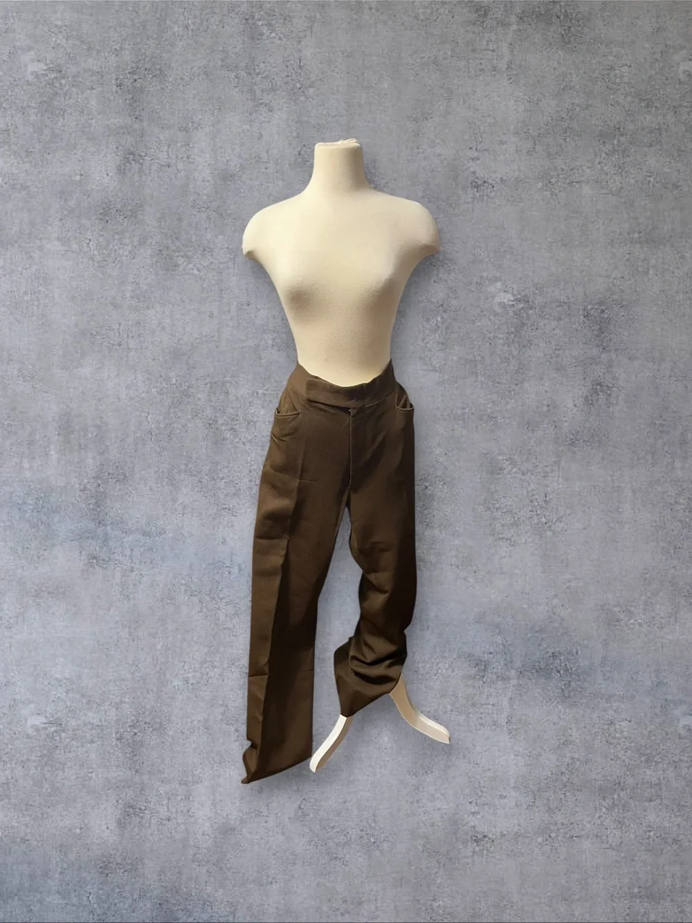 Vintage 70s / 80s Brown Retro Hippie Flare Trousers
